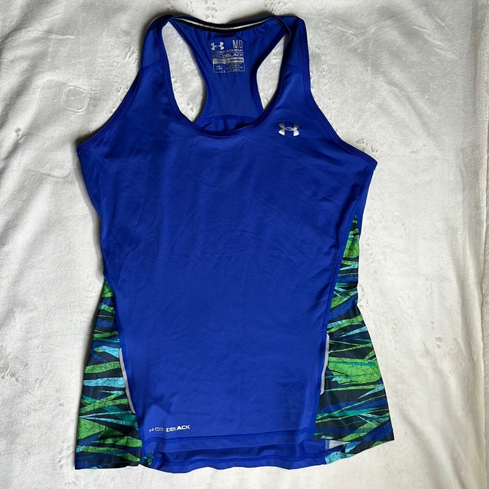 UA Semi-Fitted Heatgear Racer Tank